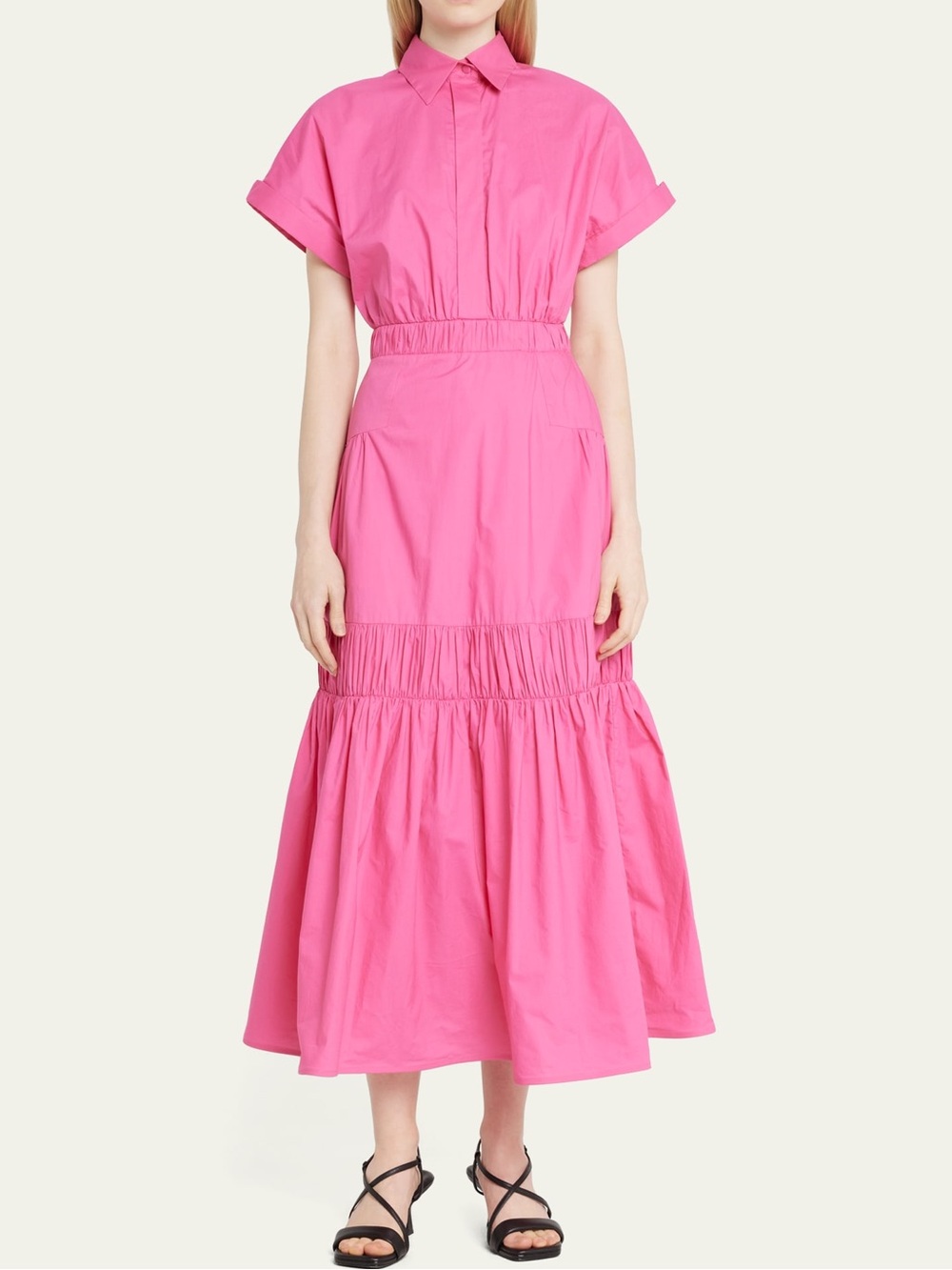 SILVIA TCHERASSI Miniato Midi Dress